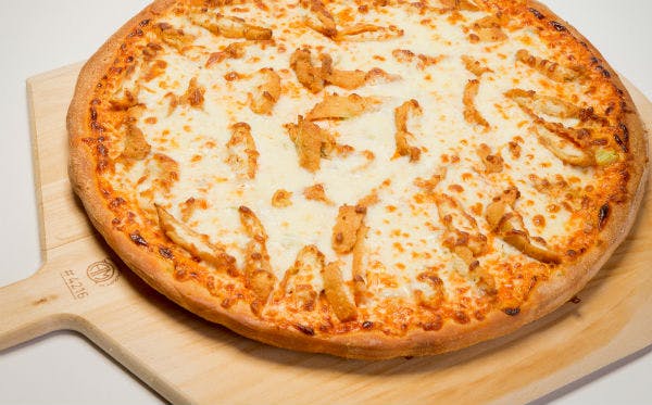 Order Chicken Finger Pizza - Small (6 Slices) food online from John's Pizza & Subs store, Getzville on bringmethat.com
