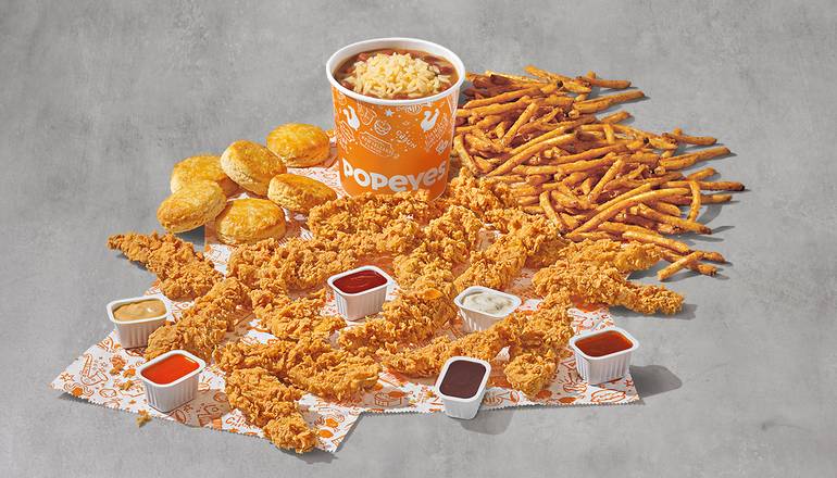 Order 16Pc Handcrafted Tenders Family Meal food online from Popeyes store, Gray on bringmethat.com