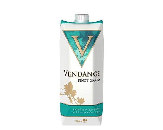 Order Vendange Pinot Grigio 500ML food online from Chevron Extramile store, Atwater on bringmethat.com