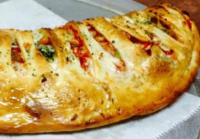 Order Vegetable Calzone - Small food online from Buffalo House store, Philadelphia on bringmethat.com