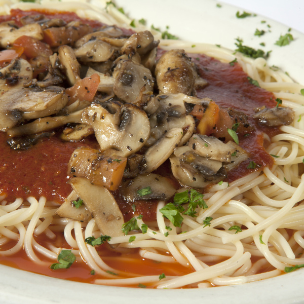 Order Pasta with Mushrooms food online from Napoli Pizza & Pasta store, Houston on bringmethat.com