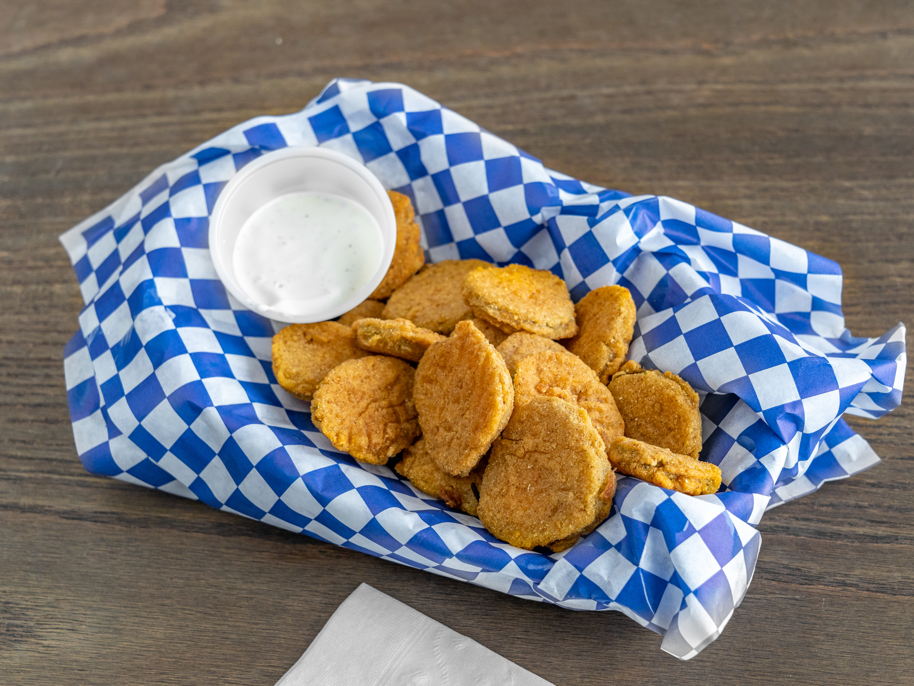 Order Fried Pickles food online from Happy Day Cafe store, Live Oak on bringmethat.com