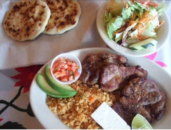 Order Carne de Cerdo Asado food online from Cafe Costa Del Sol store, Revere on bringmethat.com