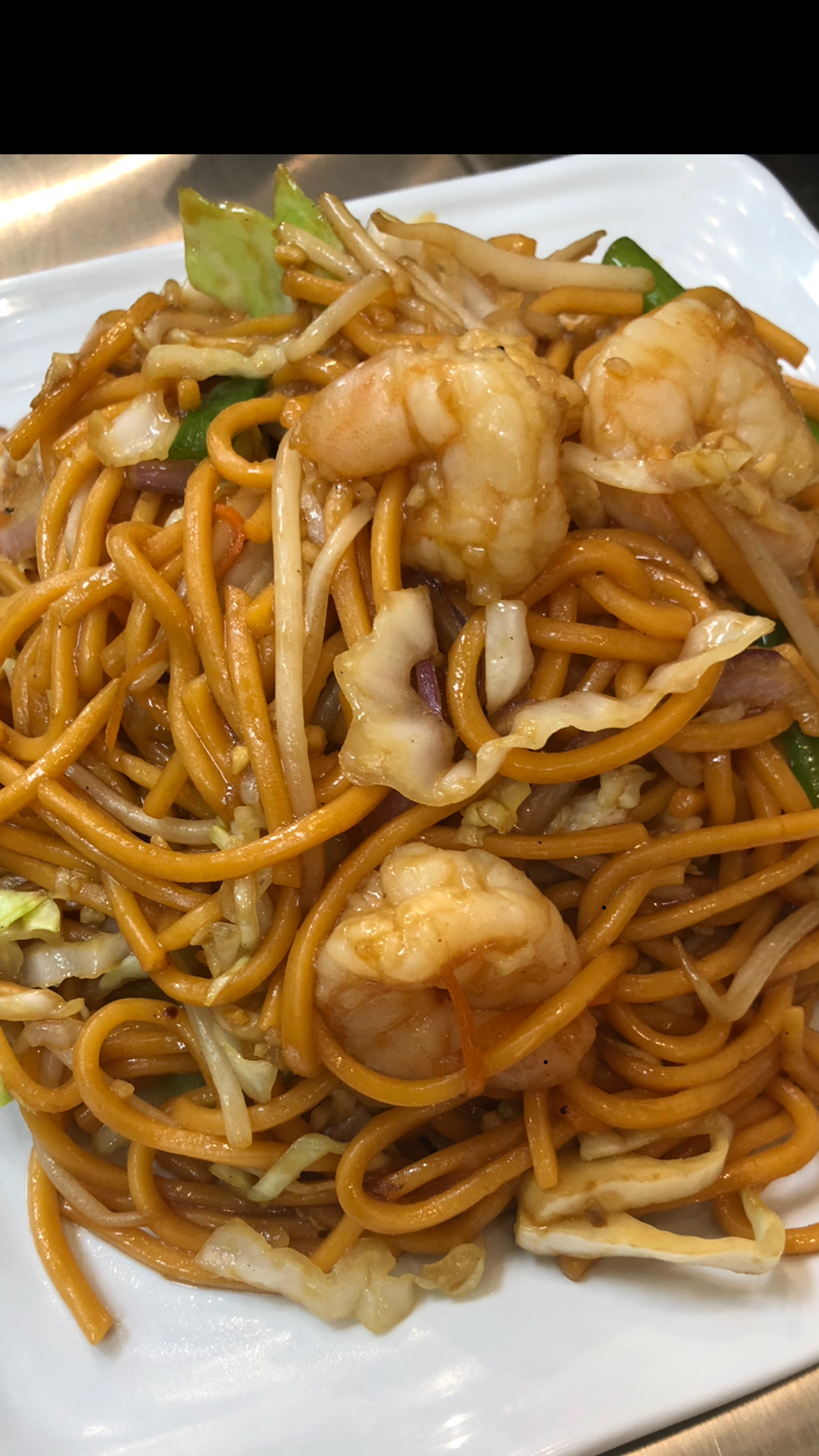 Order 78. Shrimp Chow Mein food online from So China Restaurant store, Murrieta on bringmethat.com