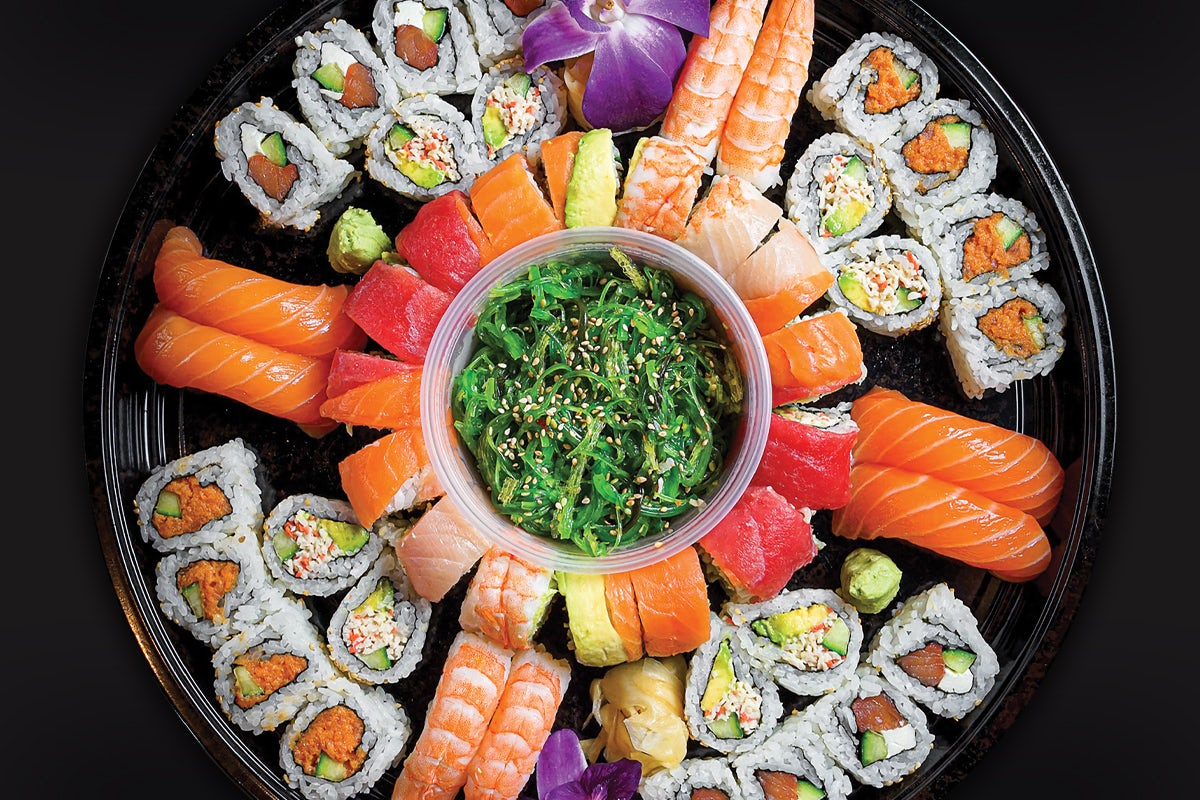 Order SUSHI O'CLOCK PLATTER† food online from Ra Sushi store, Chicago on bringmethat.com
