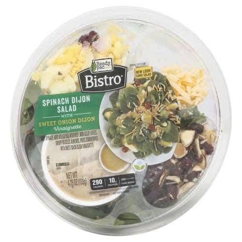 Order Ready Pac Foods · Bistro Spinach Dijon Salad Bowl (4.8 oz) food online from Vons store, Yucca Valley on bringmethat.com