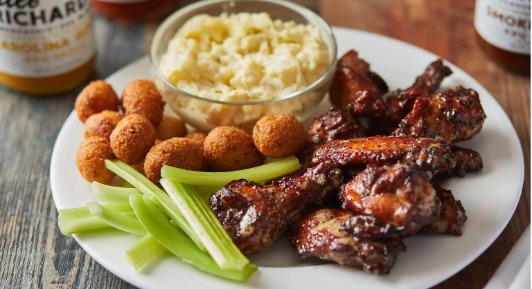 Order LRB's Signature Wings food online from Little Richard's Bbq store, Walkertown on bringmethat.com