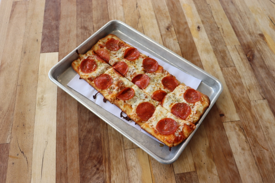 Order Pepperoni Flatbread food online from Project Social store, Dana Point on bringmethat.com