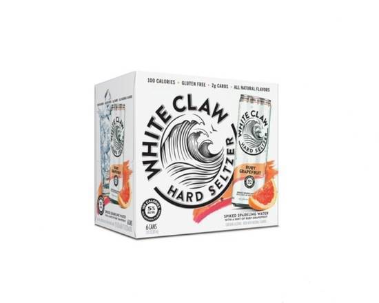 Order White Claw Ruby Grapefruit 6 pack | 5% abv food online from Pink Dot store, Lemon Grove on bringmethat.com