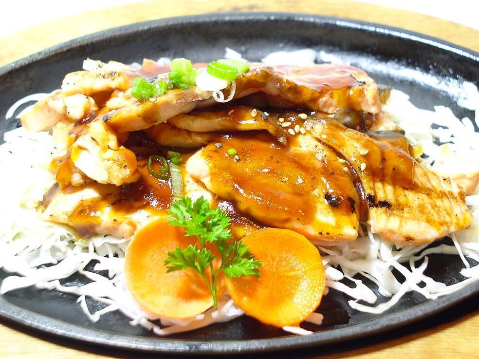 Order Salmon teriyaki Dinner food online from Sakura Nami store, Clarendon Hills on bringmethat.com
