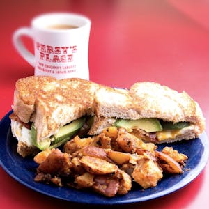 Order Ultimate Brunch Sandwich food online from Persy's Place store, Rumford on bringmethat.com