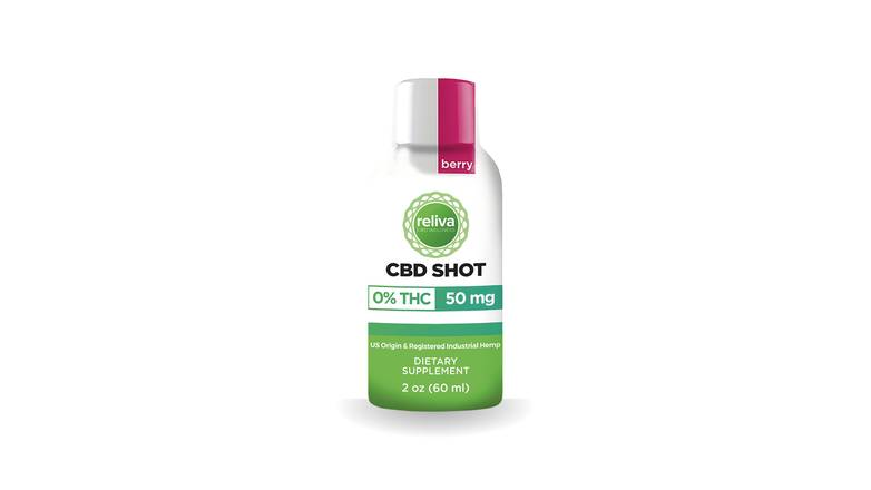 Order Reliva Cbd Shot Berry 50Mg food online from Trumbull Mobil store, Trumbull on bringmethat.com