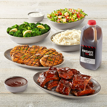 Order Grilled Chicken & Ribs Bundle food online from Tgi Fridays store, Madison on bringmethat.com
