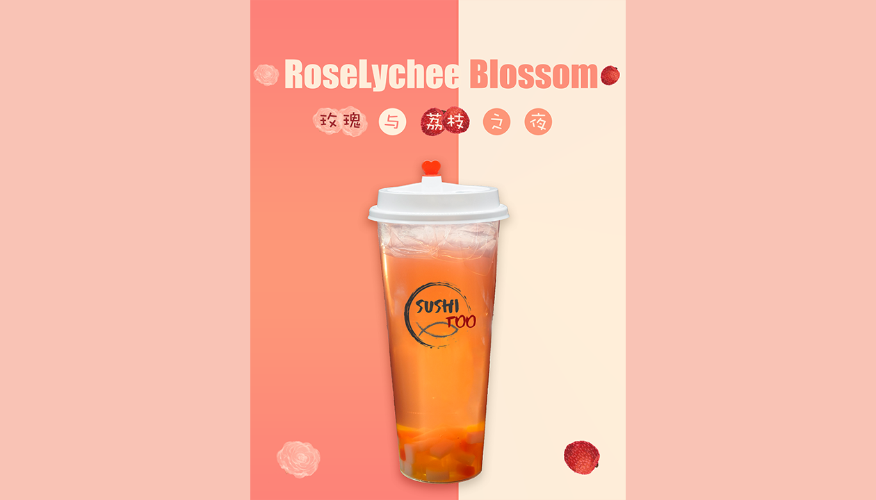 Order Rose Lychee Blossom food online from Sushi Too store, Pittsburgh on bringmethat.com