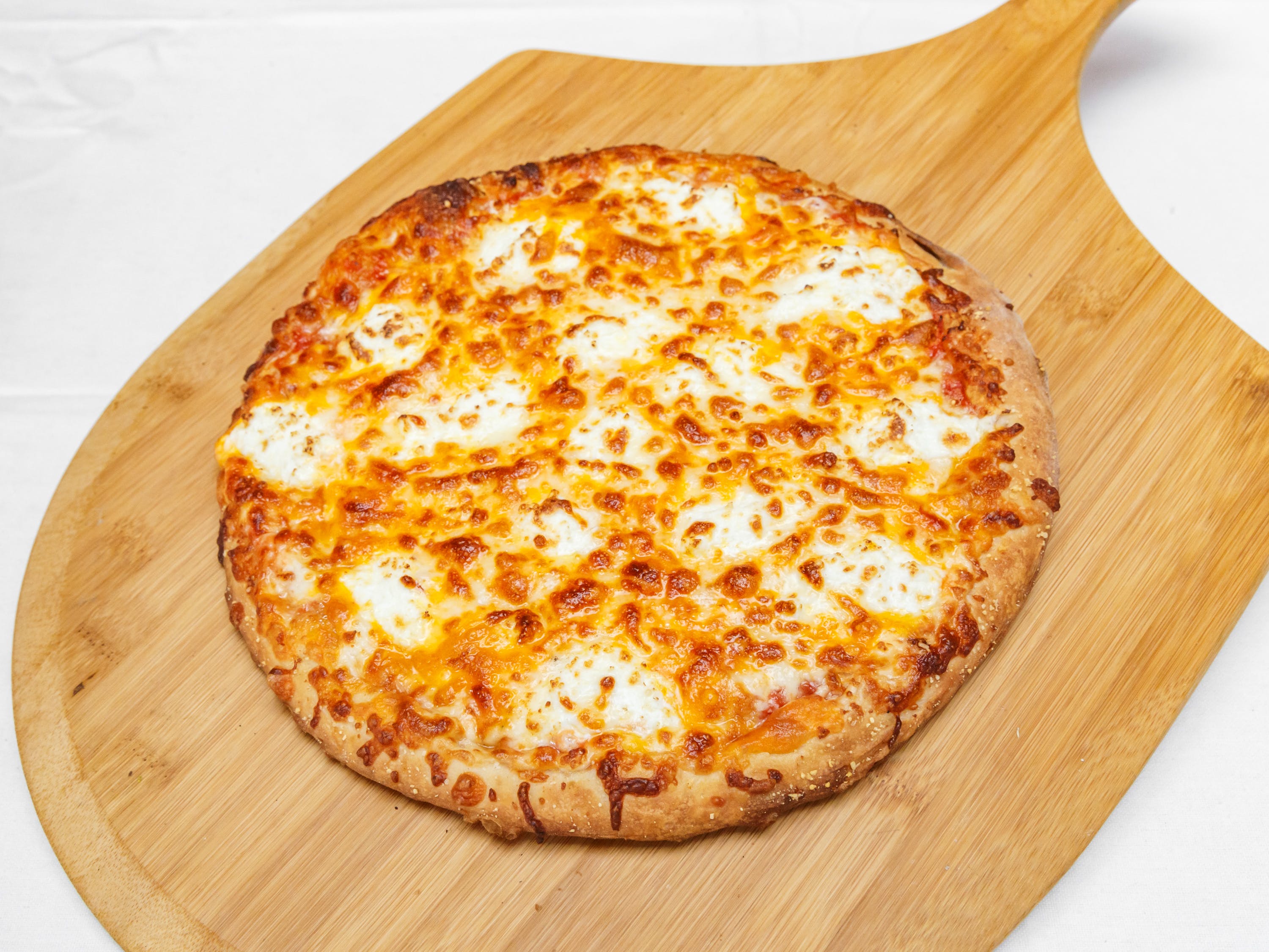 Order Six Cheese Pizza - Small 10" (6 Cut) food online from Pizza Pronto store, Pittsburgh on bringmethat.com