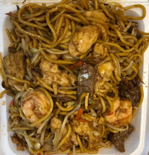 Order N39-House Combo Lo Mein food online from Lucky Buddha store, Goodyear on bringmethat.com