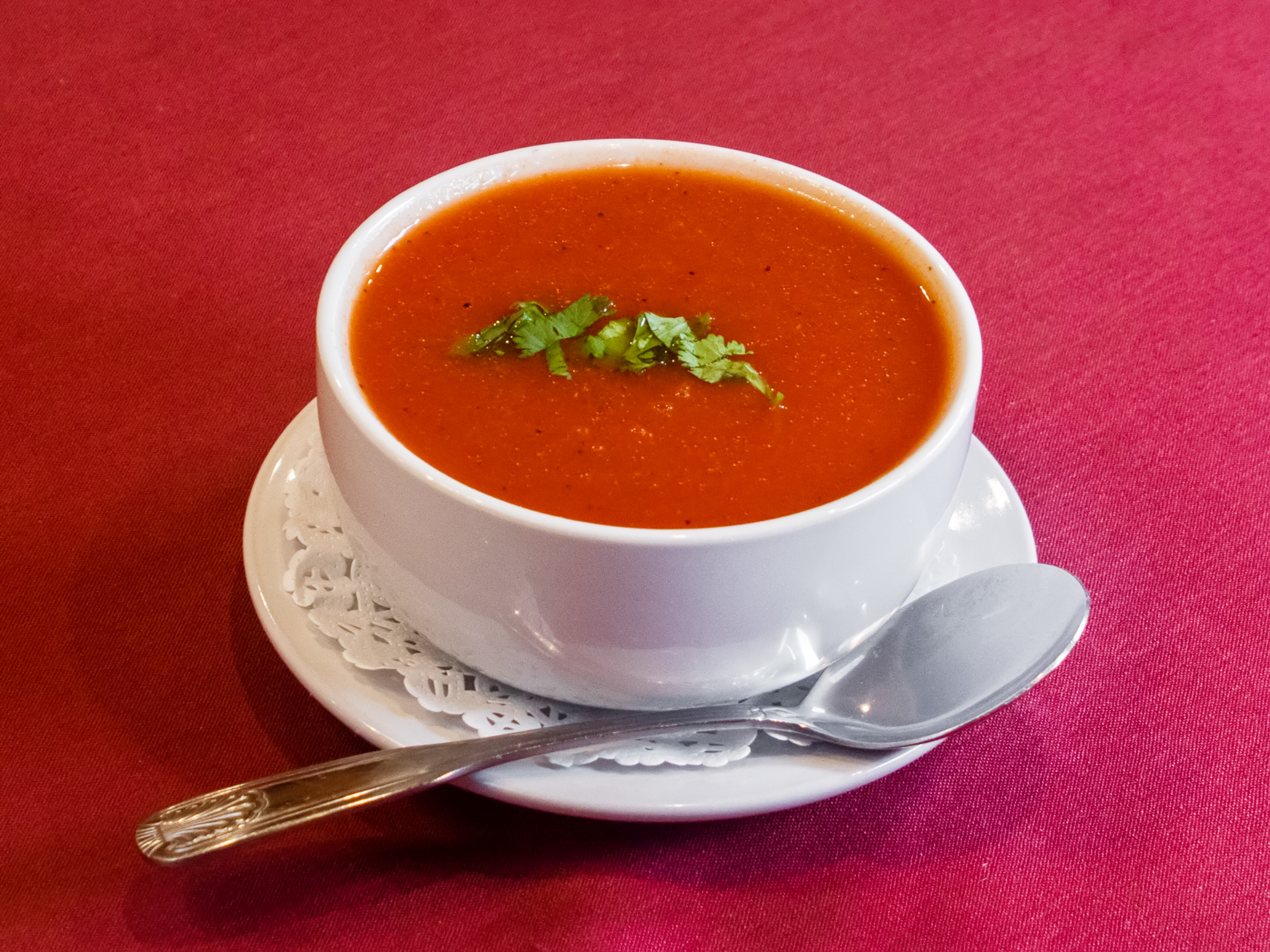 Order Fresh Tomato Soup food online from Raaga Tandoor store, Burke on bringmethat.com