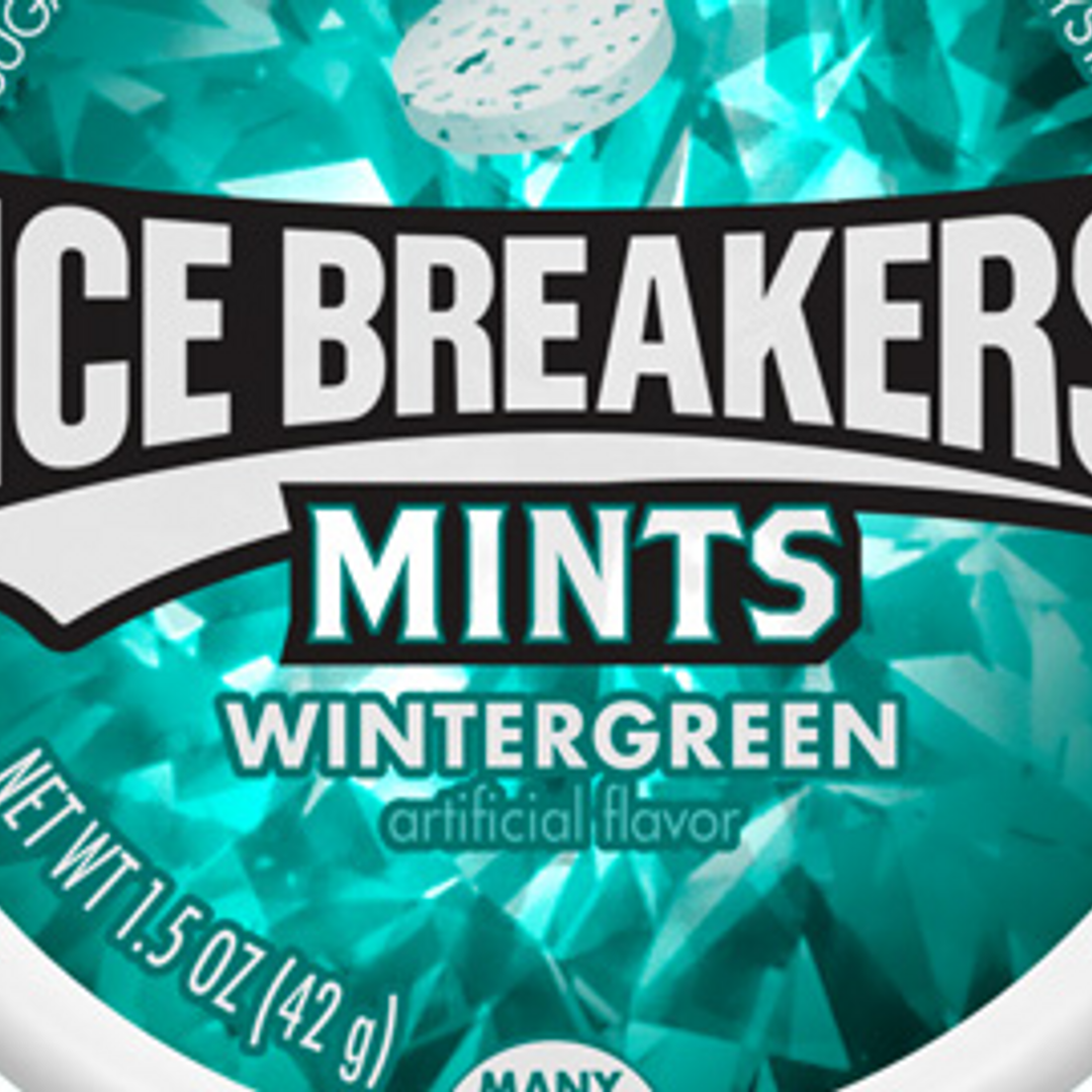 Order Ice Breakers Wintergreen 1.5 Oz food online from Rebel store, Las Vegas on bringmethat.com