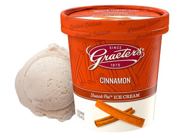 Order Cinnamon Pint food online from Graeter Ice Cream store, Cincinnati on bringmethat.com