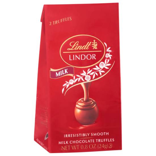 Order Lindt LINDOR Milk Chocolate Candy Truffles with Smooth, Melting Truffle Center, 0.8 oz. Bag food online from CVS store, WALKERTOWN on bringmethat.com
