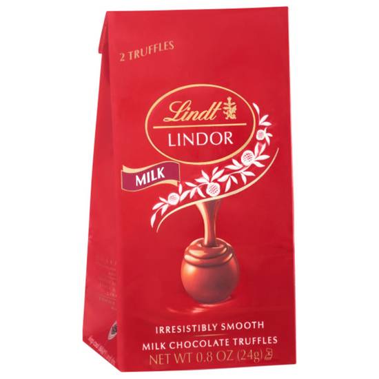 Order Lindt LINDOR Milk Chocolate Candy Truffles with Smooth, Melting Truffle Center, 0.8 oz. Bag food online from Cvs store, DRESHER on bringmethat.com