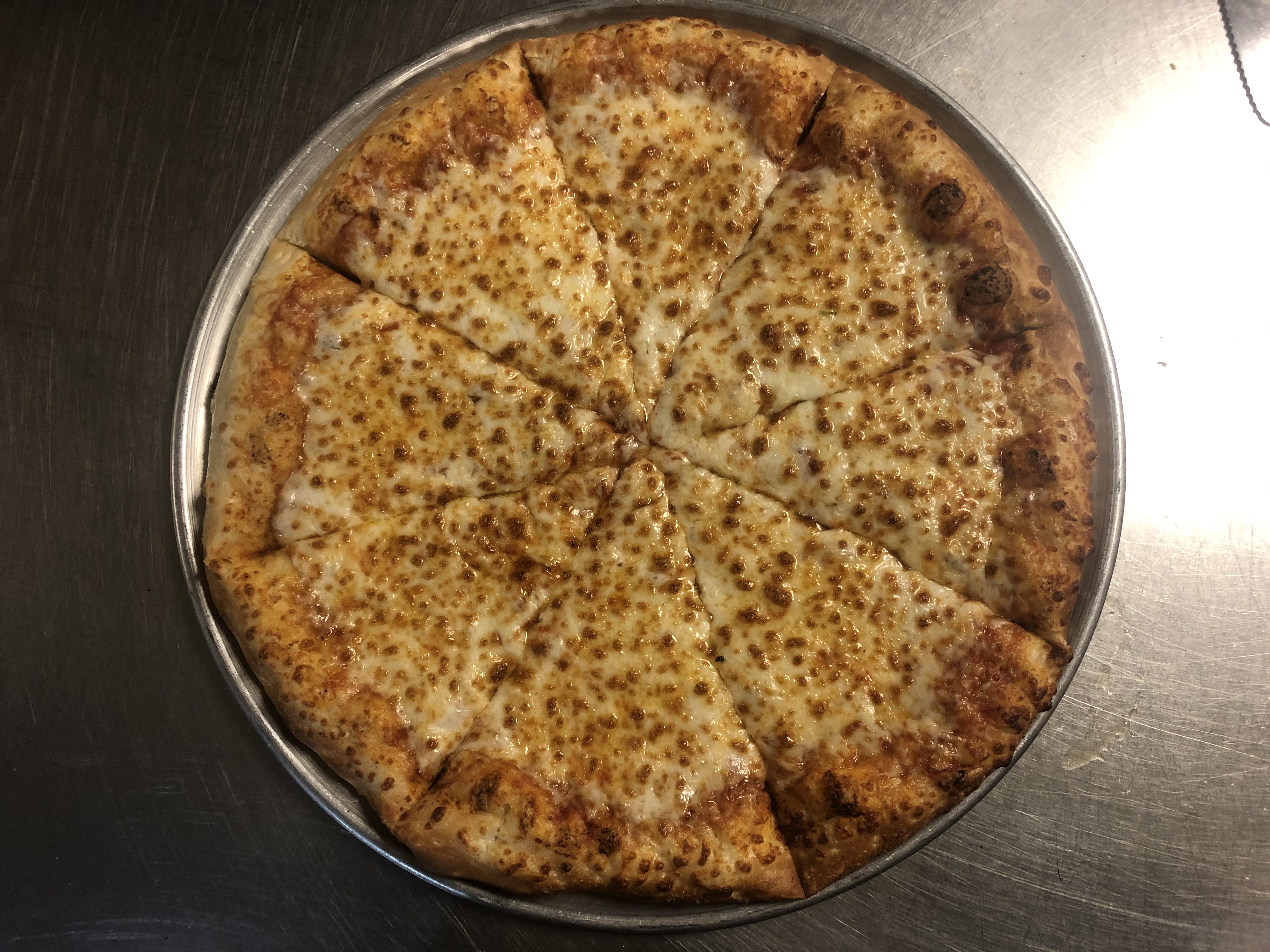 Order 14" Large Cheese Pizza food online from Zoner Pizza, Wings & Waffles store, Warner Robins on bringmethat.com