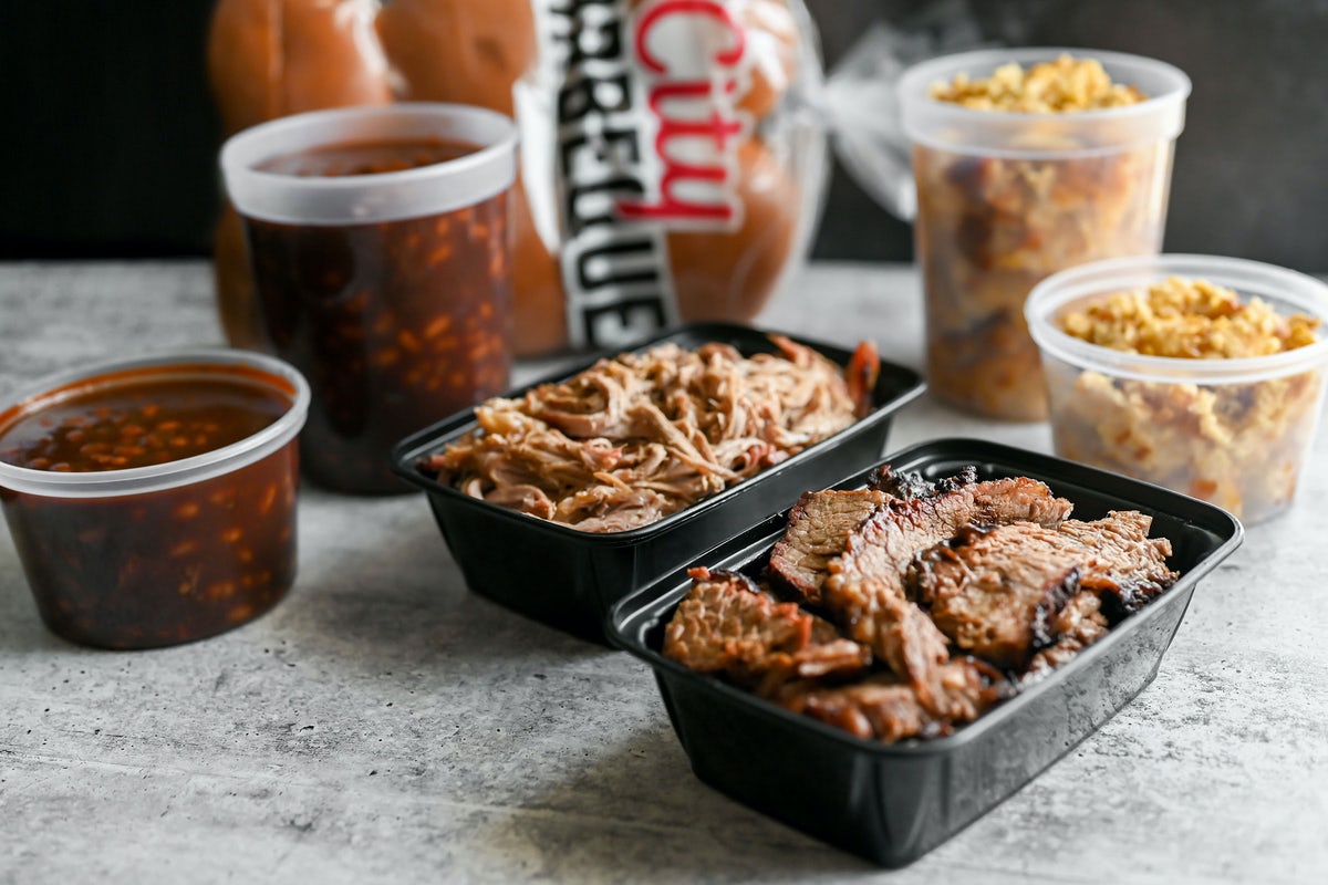 Order Feeds 8-10 food online from City Barbeque - West Chester store, West Chester on bringmethat.com