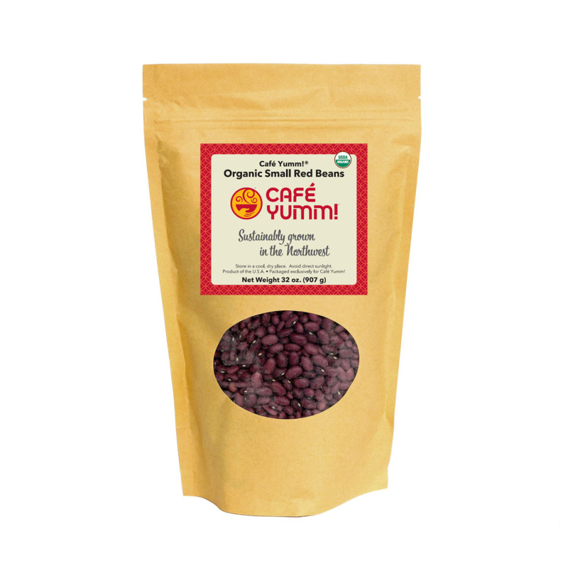 Order Cafe Yumm!® Organic Small Red Beans - 32 oz Bag food online from Cafe Yumm! store, Eugene on bringmethat.com