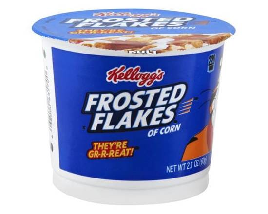 Order Kellogg's Breakfast Cereal in a Cup, Frosted Flakes, Fat-Free 2.1 Oz food online from Rocket store, Santa Barbara on bringmethat.com