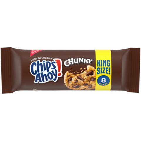 Order Nabisco Chips Ahoy Chunky King Size 4.15oz food online from 7-Eleven store, Kansas City on bringmethat.com