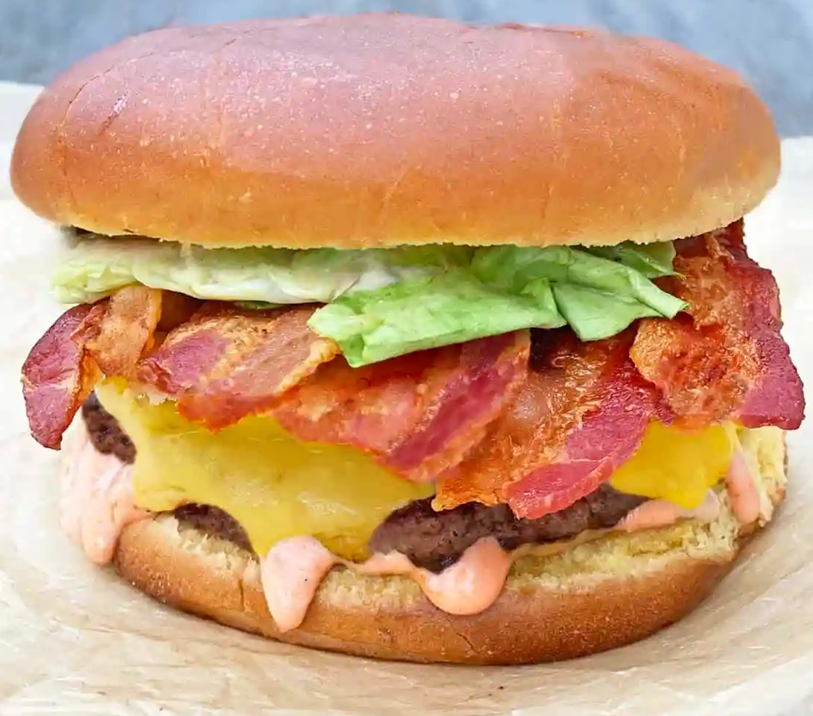 Order Bacon Cheeseburger food online from Pinocchio In The Desert store, Palm Springs on bringmethat.com