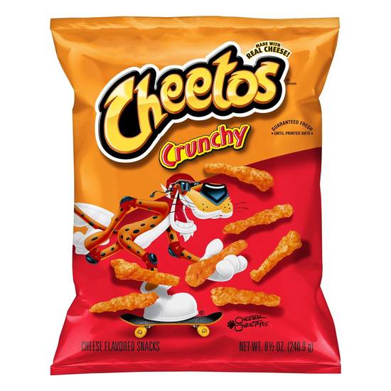 Order Cheetos · Crunchy Cheese Flavored Snacks (8.5 oz) food online from Mesa Liquor store, Mesa on bringmethat.com