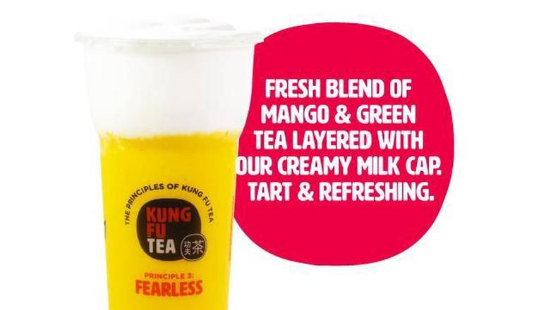 Order Mango Cream food online from Kung Fu Tea & Tkk Fried Chicken store, Williamsburg on bringmethat.com