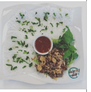 Order Grilled Pork Fine Rice Vermicelli (Banh Hoi) food online from Nhop Nhep store, Burien on bringmethat.com