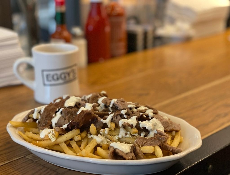 Order Greek Poutine food online from Eggy's store, Chicago on bringmethat.com