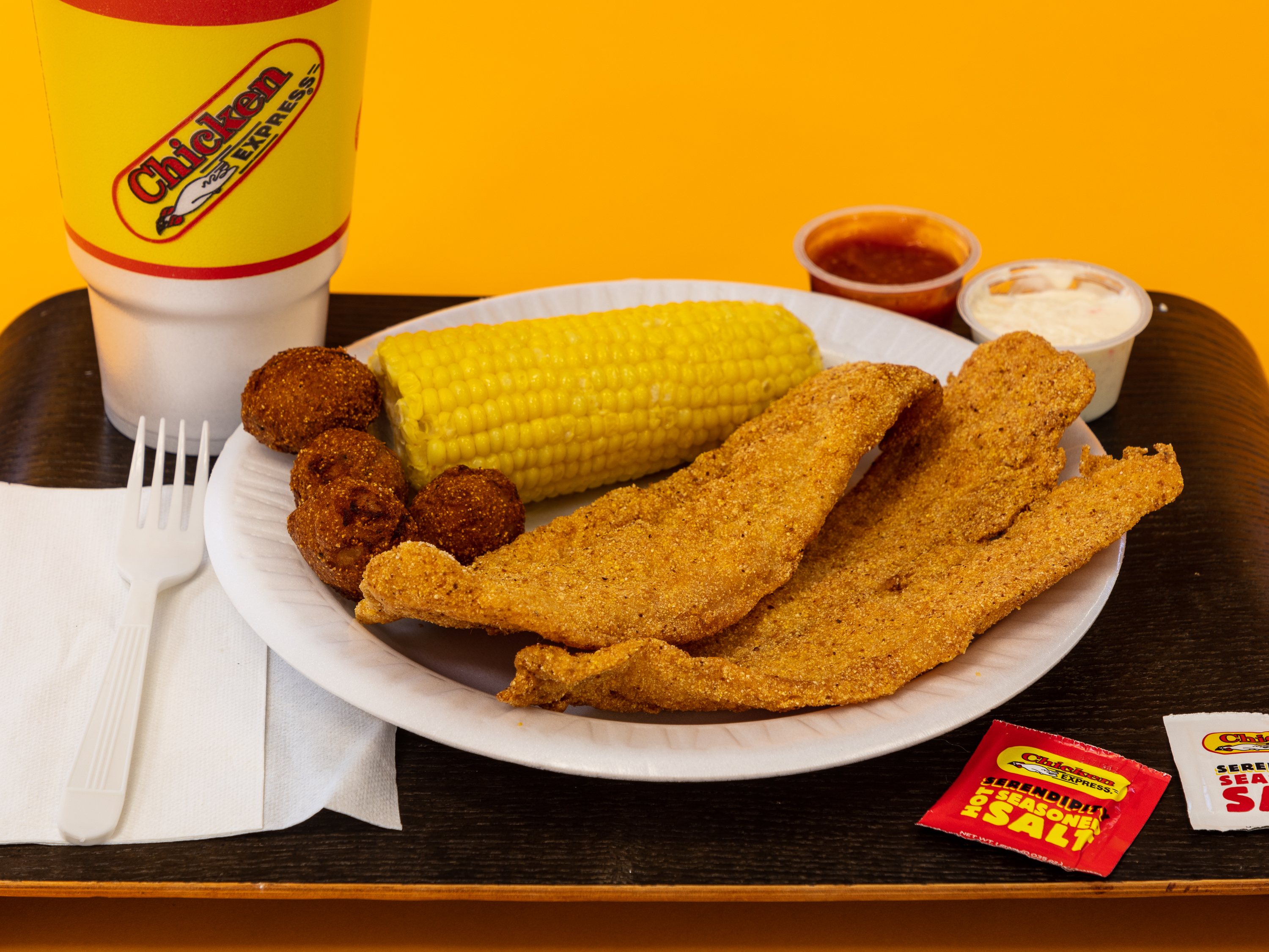 Order 2 Fish Combo food online from Chicken Express store, Cedar Hill on bringmethat.com