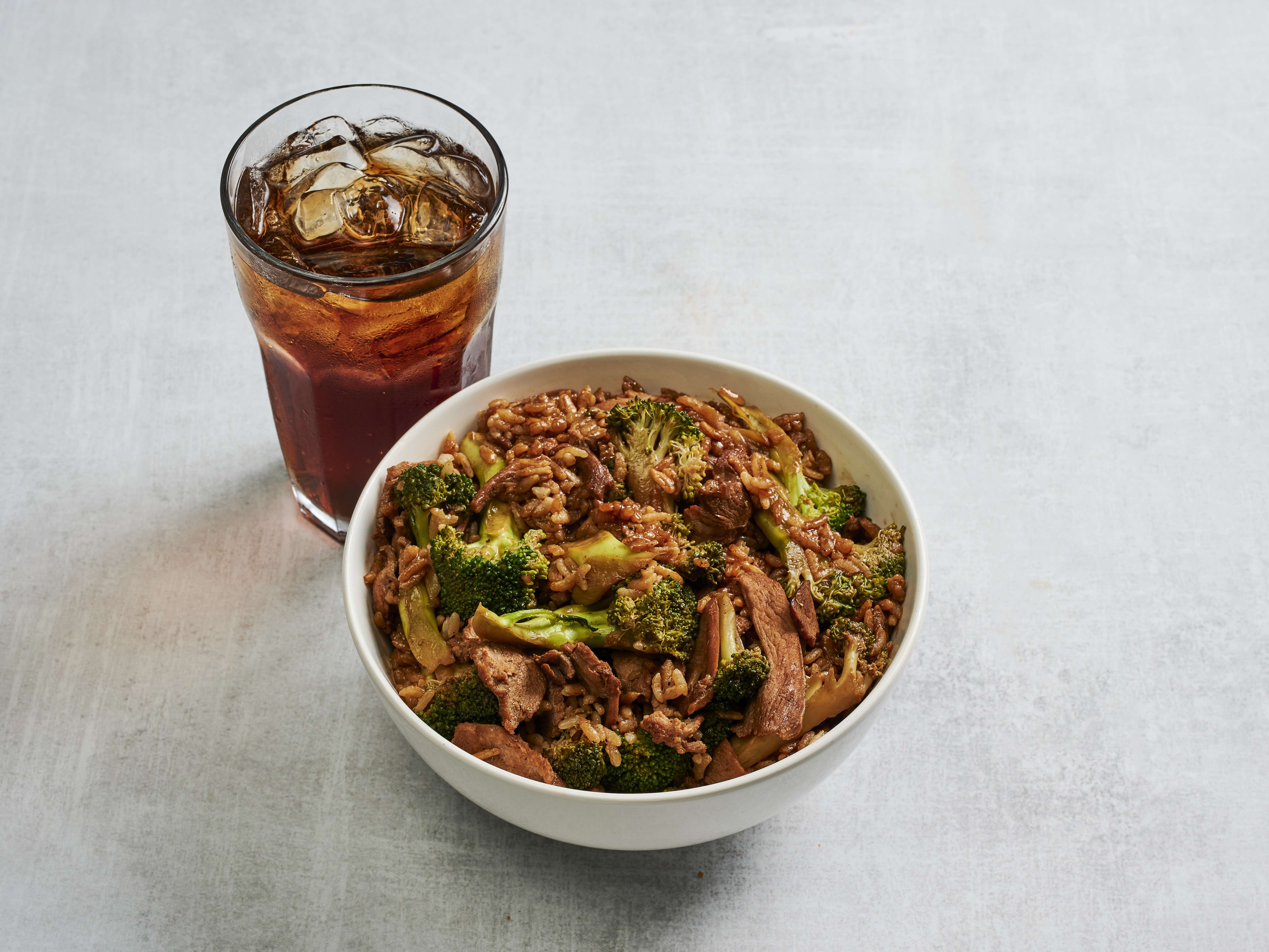Order BBQ Bowl + Large Soda food online from Mongrill store, Culver City on bringmethat.com