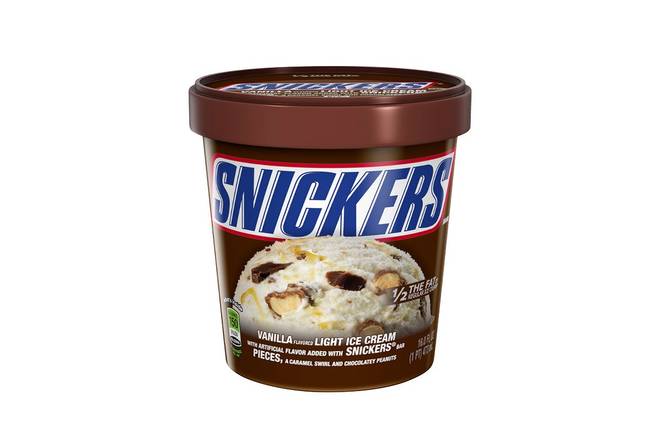 Order Snickers Ice Cream Vanilla 16OZ food online from KWIK TRIP #615 store, North Mankato on bringmethat.com