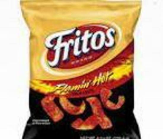 Order Fritos Flamin' Hot Corn Chips - Small Bag food online from IV Deli Mart store, Goleta on bringmethat.com