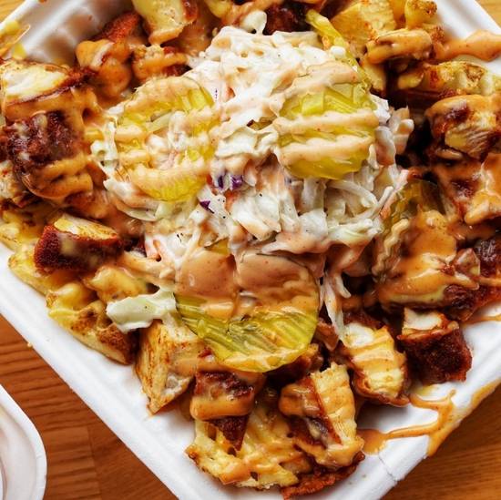 Order REGULAR LOADED CHICKEN FRIES food online from Howdy Hot Chicken store, Houston on bringmethat.com
