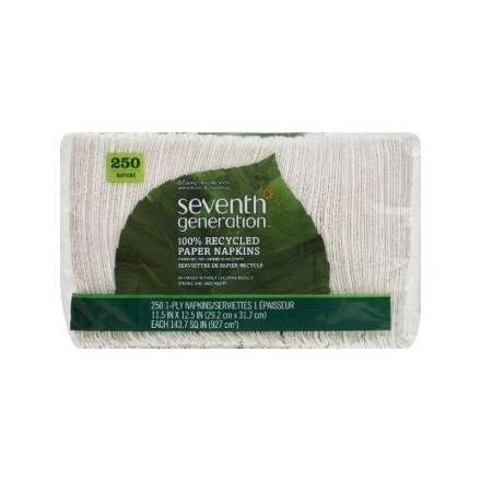 Order Seventh Generation 100% Recycled Paper Napkins (250 count) food online from 7-Eleven By Reef store, Atlanta on bringmethat.com