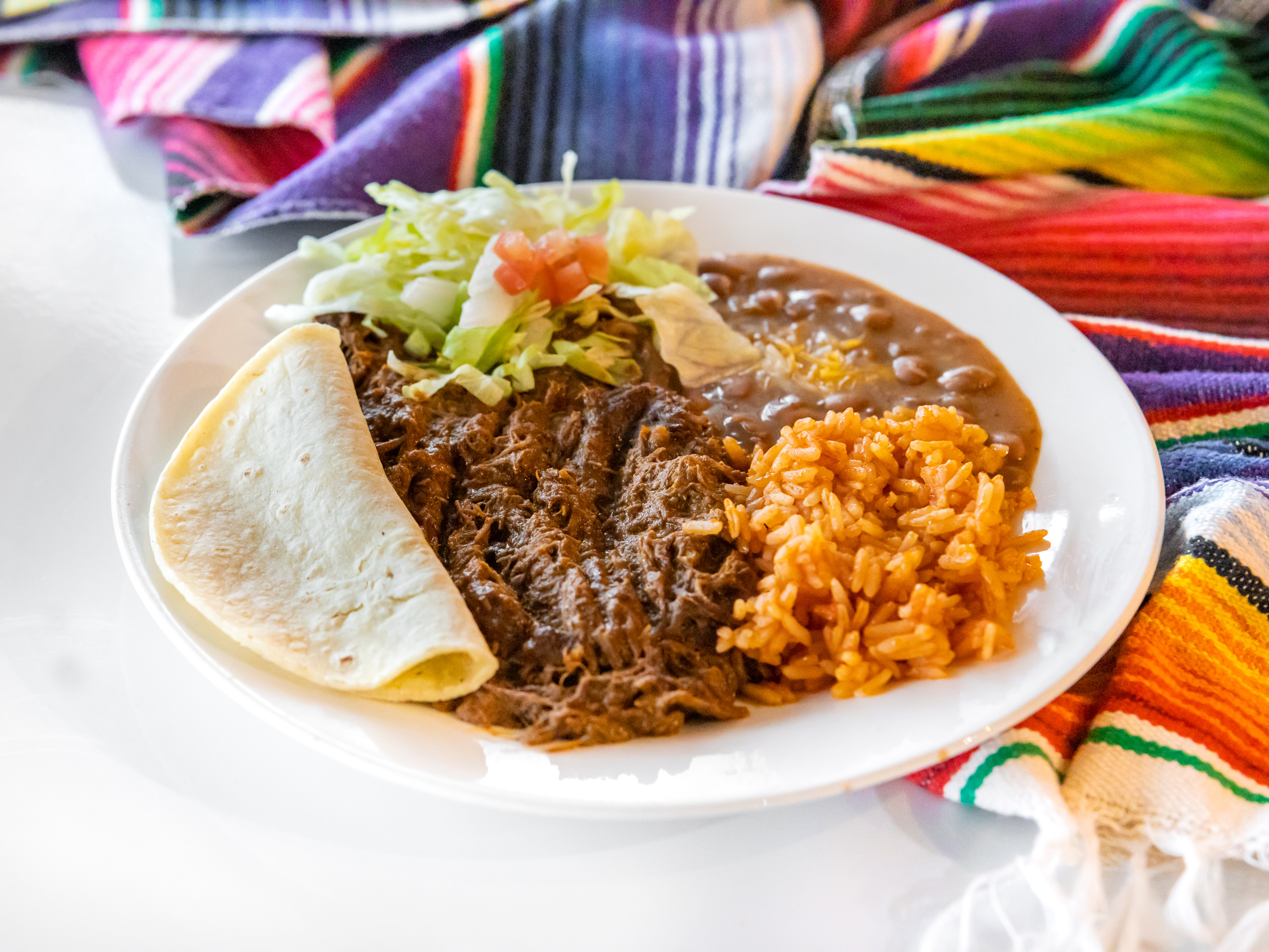 Order Mole Plate food online from El Mariachi Authentic Mexican Food store, Cedar Crest on bringmethat.com