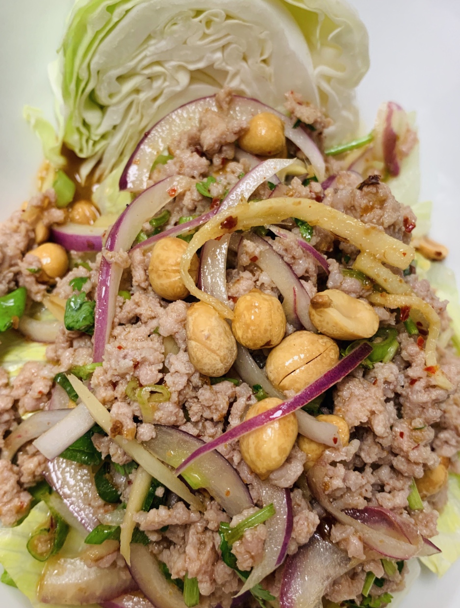 Order Nam Sod Salad food online from Srithai Kitchen store, Snellville on bringmethat.com