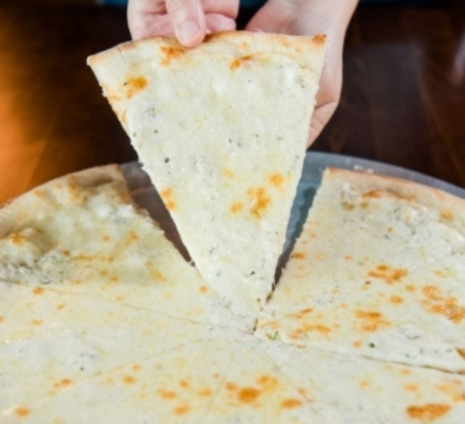 Order Alfredo Pizza - Personal 12'' food online from Jonny Pizza store, Fort Worth on bringmethat.com
