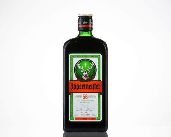 Order Jagermeister, 750mL liqueur (35.0% ABV) food online from Arcata Liquors store, Arcata on bringmethat.com