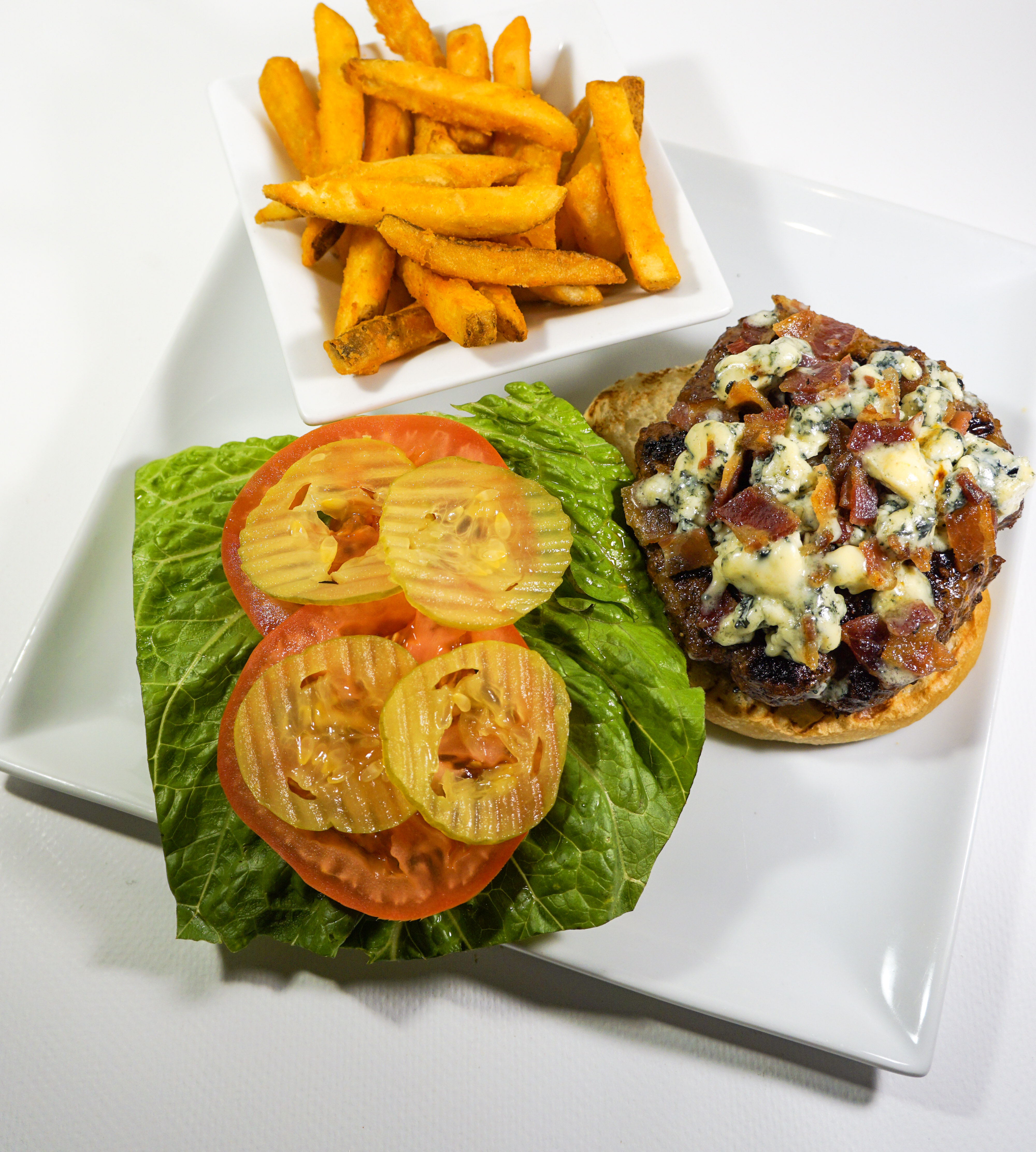 Order Mezza Prime Burger food online from Mezza Grille store, Houston on bringmethat.com