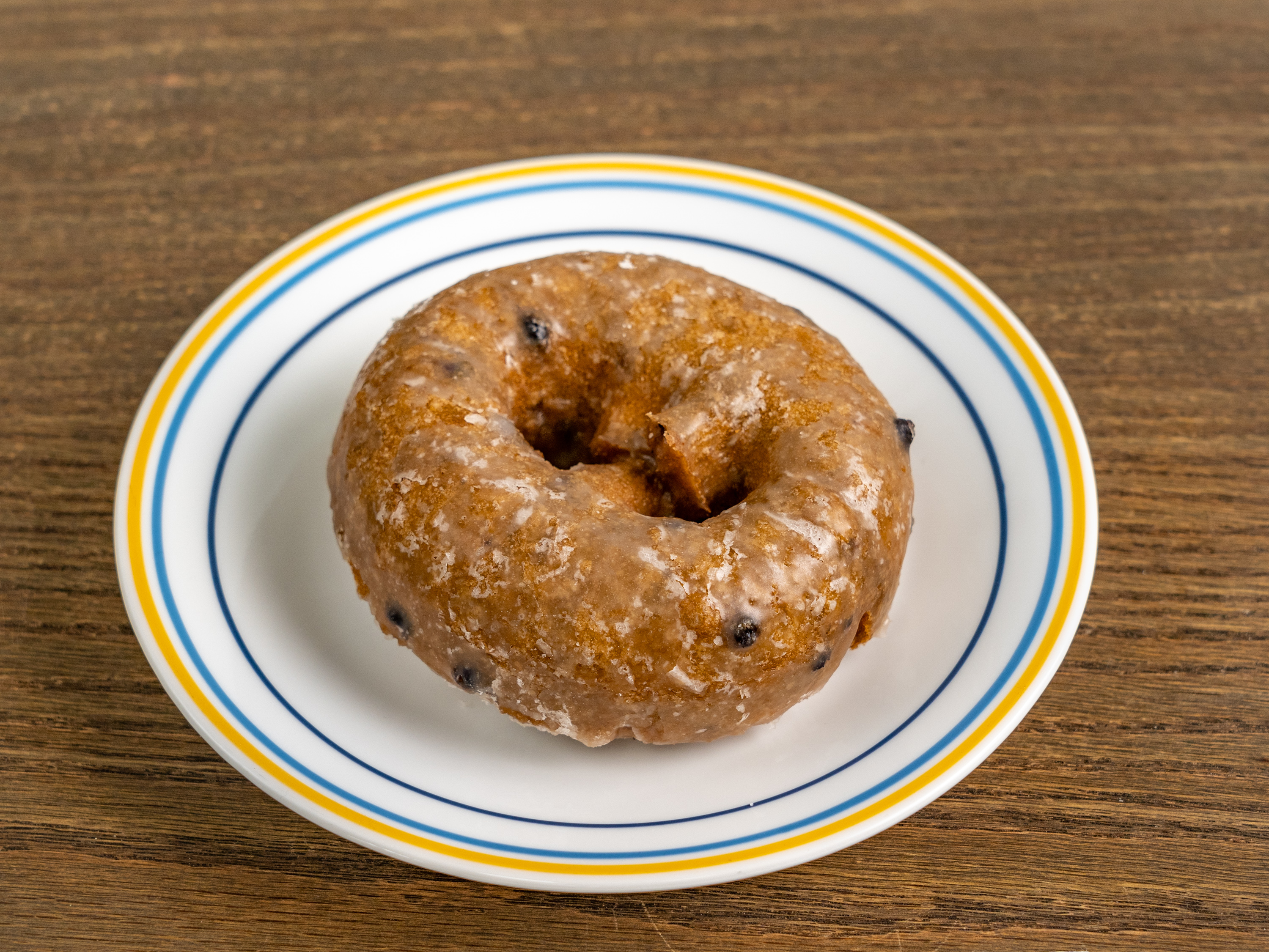 Order Blueberry  Cake Donut food online from Snowflake Donuts store, Boerne on bringmethat.com