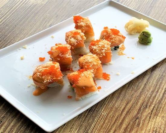 Order Double Spicy Salmon Roll food online from Sushi Cafe Watertown store, Watertown on bringmethat.com