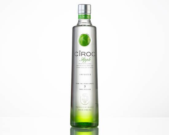 Order Ciroc Apple, 750mL vodka (35.0% ABV) food online from Signal Liquor store, Signal Hill on bringmethat.com