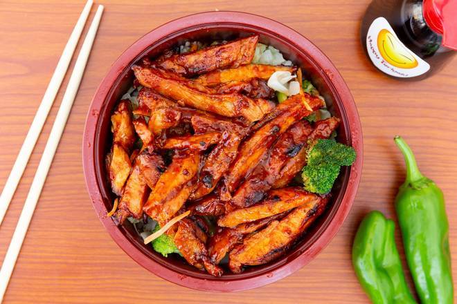 Order Hot and Spicy Chicken Bowl food online from Happy Teriyaki store, Caldwell on bringmethat.com